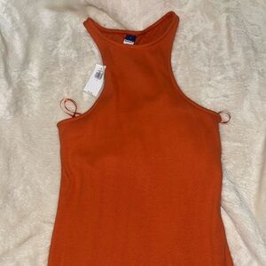 Old Navy Orange Maxi Dress